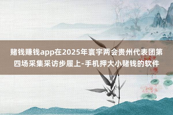 赌钱赚钱app在2025年寰宇两会贵州代表团第四场采集采访步履上-手机押大小赌钱的软件