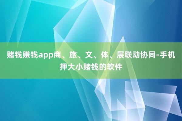 赌钱赚钱app商、旅、文、体、展联动协同-手机押大小赌钱的软件
