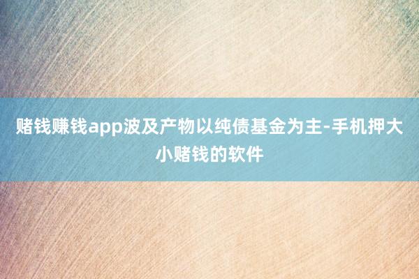 赌钱赚钱app波及产物以纯债基金为主-手机押大小赌钱的软件