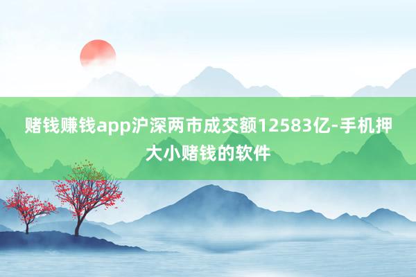赌钱赚钱app沪深两市成交额12583亿-手机押大小赌钱的软件