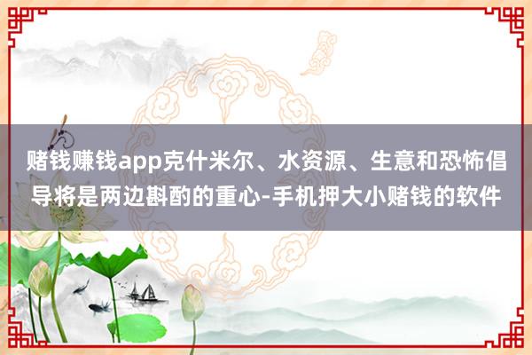 赌钱赚钱app克什米尔、水资源、生意和恐怖倡导将是两边斟酌的重心-手机押大小赌钱的软件
