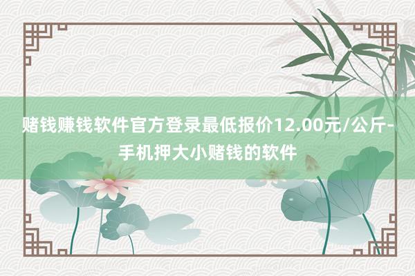 赌钱赚钱软件官方登录最低报价12.00元/公斤-手机押大小赌钱的软件