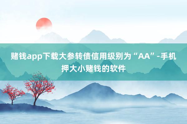 赌钱app下载大参转债信用级别为“AA”-手机押大小赌钱的软件